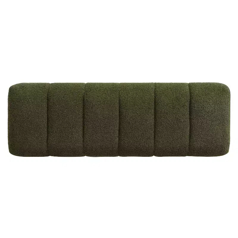 Multifunktionale Chenille-Polsterbank im modernen Stil für das Fußende des Bettes