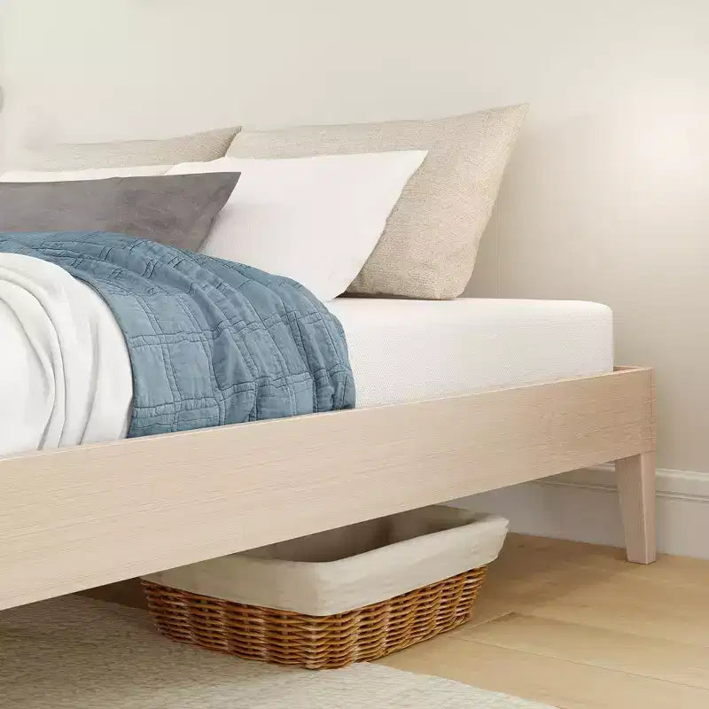 Cadre de lit King, lit plateforme en bois