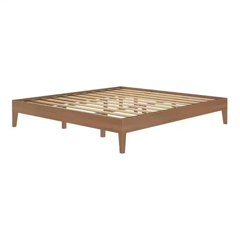 Cadre de lit King, lit plateforme en bois