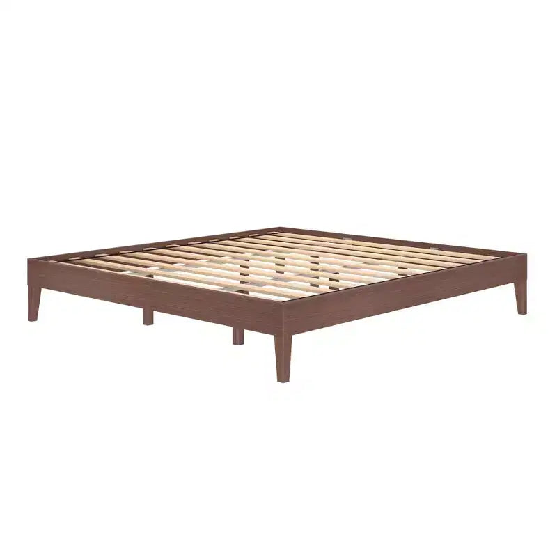 Cadre de lit King, lit plateforme en bois