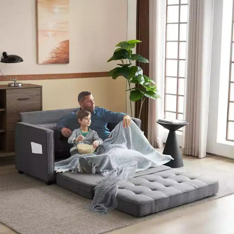 Gepolstertes Schlafsofa, 53.5 Inch