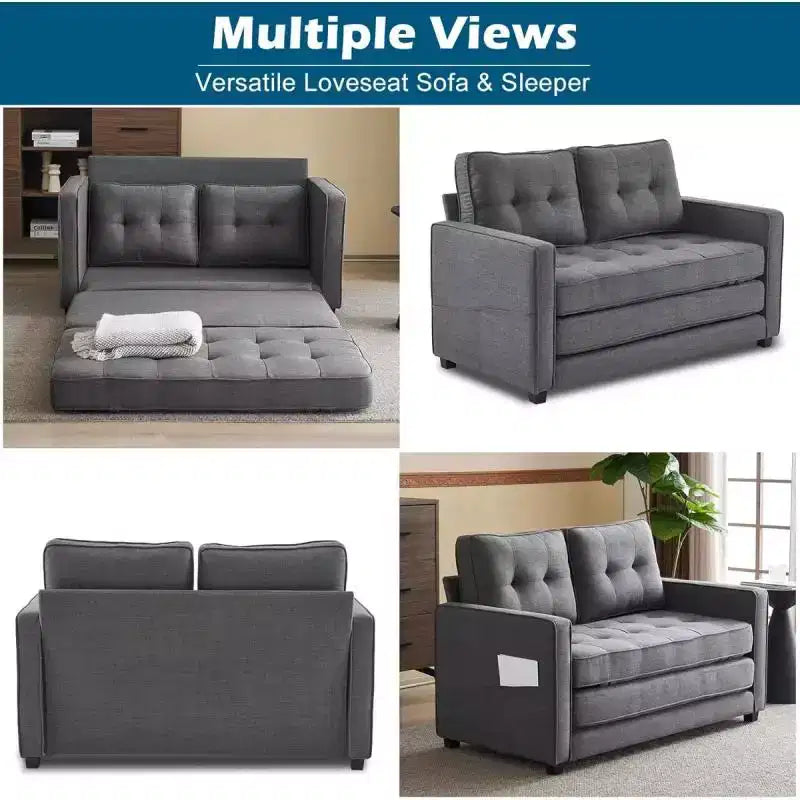 Gepolstertes Schlafsofa, 53.5 Inch