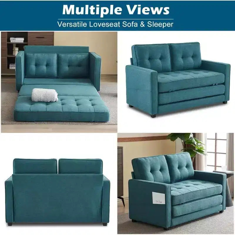 Gepolstertes Schlafsofa, 53.5 Inch