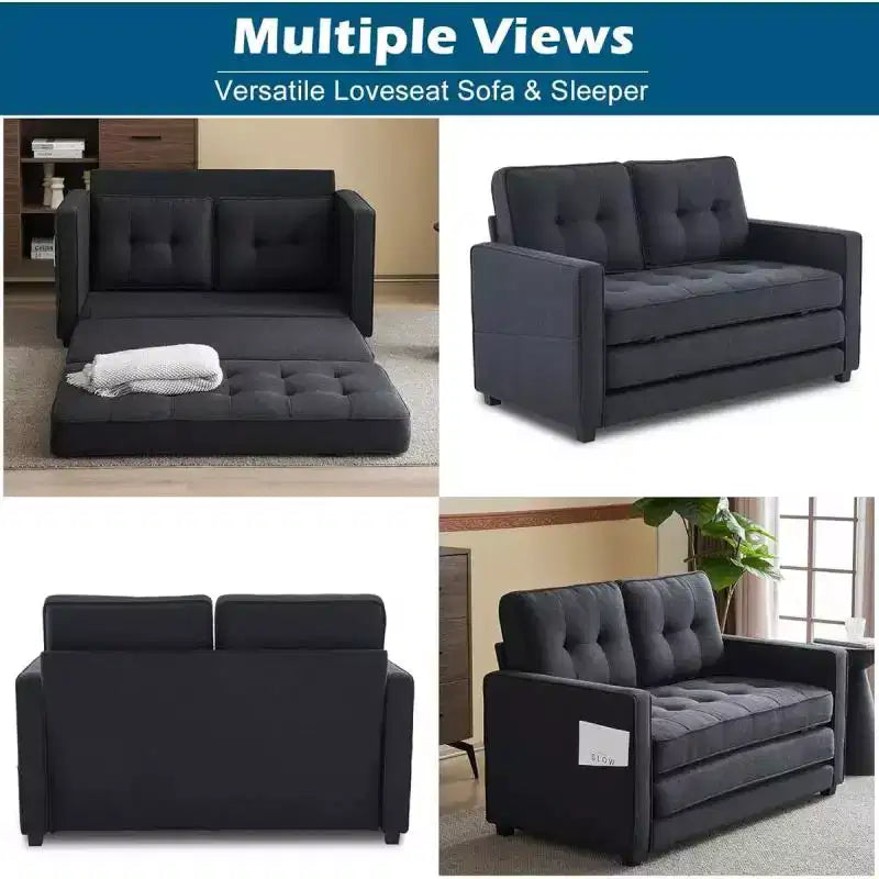 Gepolstertes Schlafsofa, 53.5 Inch