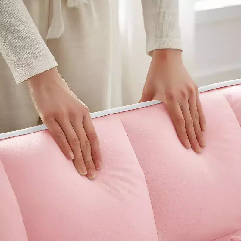 Sillón sofá convertible 3 en 1, sillón cama con respaldo ajustable, soporte para teléfono, USB y Type-C
